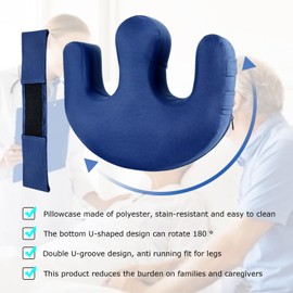 [Delete] Inflatable Patient Rotating Device, U-shaped Pillow, Anti-Decubitus Paralyzed, Patient Rotating Pillow, Shift Nursing Tool for Elderly, Bed Care Products Aid for Elderly People