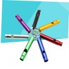 Kisangel 3sets Portable Emergency Whistle Aluminum Alloy Survival Tool for