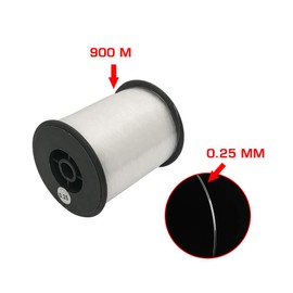 KnR Harmony Clear Nylon Invisible Thread 900m Beading Thread Nylon Wire 0.25mm Bracelet String Cord for Hanging Christmas Ornaments and Jewelry Making