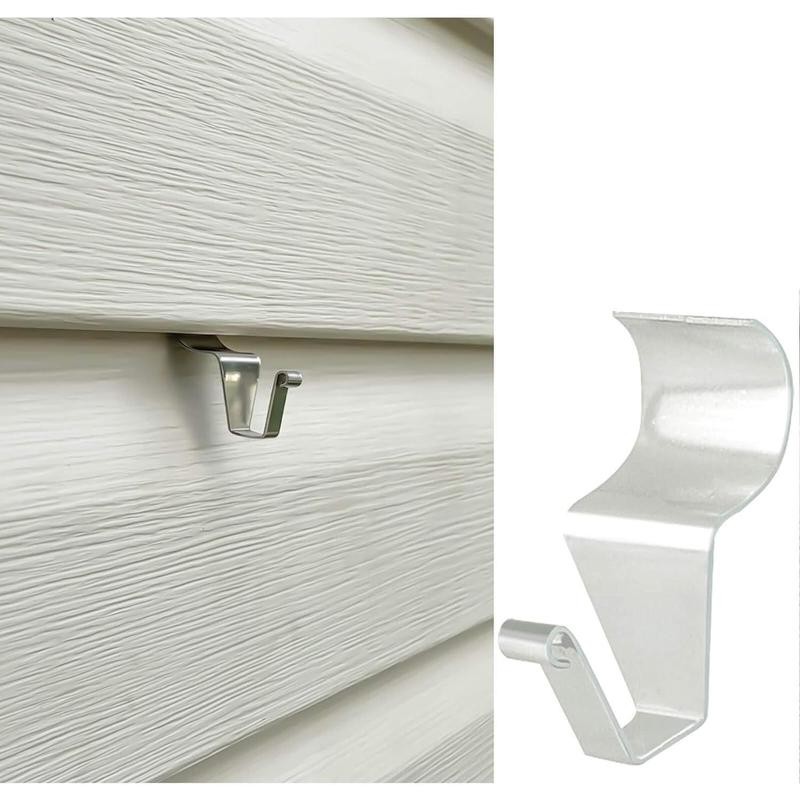 Vinyl Siding Hooks (10 Pack), Heavy Duty Stainless Steel Low
