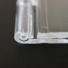 Pack of 5 Transparent Clear Plastic Acrylic 100mm Continuous Piano