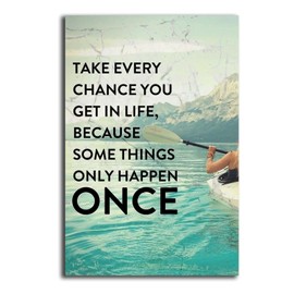 Inspirational Quotes Motivational Canvas Wall Art Canvas Prints Home Artwork Decoration for Living Room,Bedroom 12x18inch(30x45cm)