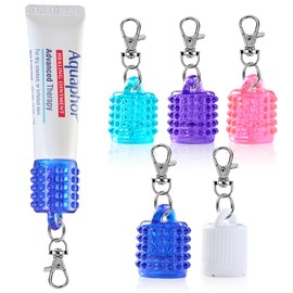 Keychain Lip Balm Holder Cap for Aquaphor - Replacement Cap with Stopper, Lip Gloss Keychain, Convenient Keyring Accessory for Women & Moms, Prevent Loss(Compatible with Aquaphor Healing 0.35oz/10g)