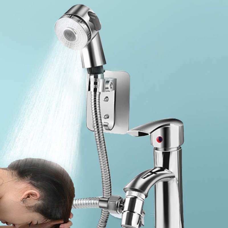 Zerodis. Hand Shower Set, Washbasin, Shower Head with Hose, Water