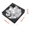 120mm PWM ARGB Case Fan MFDB Dynamic Pressure Bearing PWM