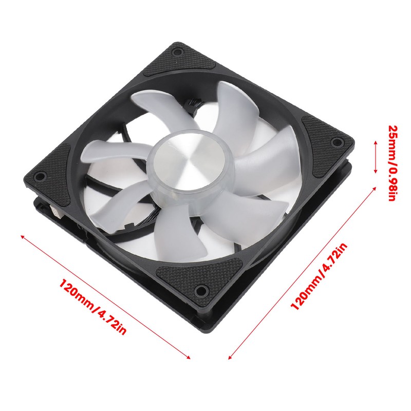 120mm PWM ARGB Case Fan MFDB Dynamic Pressure Bearing PWM