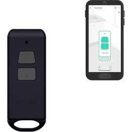YoLink Mini FlexFob – Compact 2-Button Fob with Rechargeable Type C Battery, Long-Range 1/4 Mile Hub Connection, Compatible with Alexa & IFTTT, Smart Control for YoLink Devices, YS3614