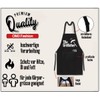 OM3® BBQ Aprons Aprons Kitchen Apron for Adults Unisex, Black