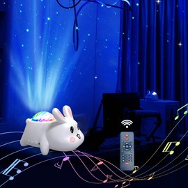 ROBOT PLAZA Planetarium Projector Lamp for Home Kids Star Projector Ceiling Light Projection Toy (Apple Pink)
