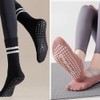 [Noneta] Individually Packaged Sports Non-Slip Socks Yoga Pilates Socks 2 Types 1. Non-Slip Socks Black 5ea
