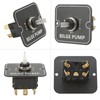 Bilge Pump Control Switch Aluminum Lighted Automatic Off Manual Panel