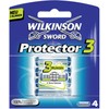 Wilkinson Protector 3 Blades, Pack of 4