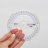 360° Protractor Set (20-Pack) – Clear Plastic Math Protractors for