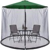 Akiky Black Canopy Patio Umbrella Mosquito Net Universal Canopy Umbrella