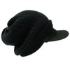 bigwatch (bigguwatti) Hat Plus Size Ribbed Shade Knit Cap Black
