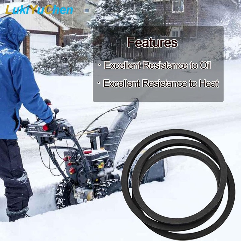 LukiYuChen 754-04195A Snow Throwers Auger Drive Belt for M-T-D Snow