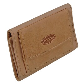 BOCCX GoBago 40025 Men's Leather Wallet Party Purse, light brown, coin purse