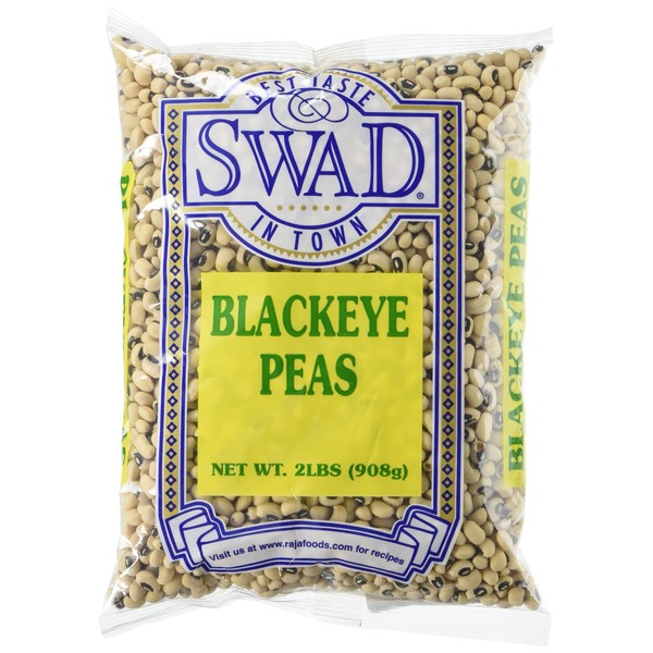 Great Bazaar Swad Black Eye Peas Beans, 2 Pound