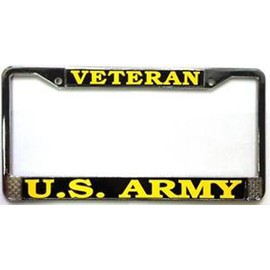 Mitchell Proffitt US Army Veteran License Plate Frame
