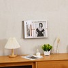KLGO 4 Pack 15 Inch Acrylic Invisible Kids Floating Bookshelf