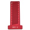 Hole Positioning Ruler Aluminum Alloy 100mm Metric Scale T Ruler