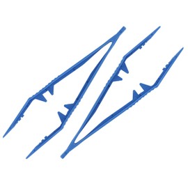 Modelcraft Plastic Tweezers, Pack of 2, Blue