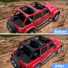 sukemichi Roll Bar Padding Protectors for Jeep JL, Full Cover