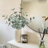 FIACO Artificial Eucalyptus Stems 18.7" 6 Pcs Fake Eucalyptus Plants