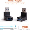 Herfair USB A to USB 3.0 Adapter,Type A to Type