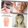 OHPHCALL Professional Eyelash Extension Training Head for Beginners Mannequin Head