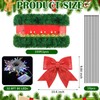 Daifunli Christmas Car Wreath Spare Tire Decoration LED Spare Tire