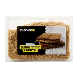 DIBYS Kataifi Pastry Shredded 200g - Perfect for Dubai Chocolate, Kunafa or Baklava - Pre-Toasted Kadayif Ready to Use - Crispy Texture Kataifi - Ideal Addition to Desserts
