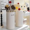 One Touch Makeup Brush storage bin white
