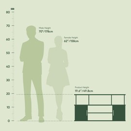 Furinno JAYA Large Entertainment Stand for TV Up to 55 Inch, Americano/Chrome