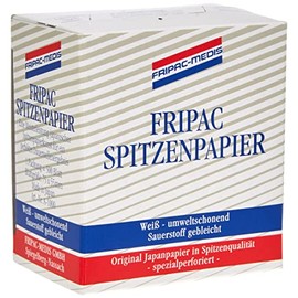 Fripac-Medis Spitzenpapier BlattgrÃ¶Ãe 75 x 55 mm, 500 Blatt, 2er Pack, weiÃ
