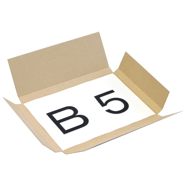 Earth Cardboard, Yu Packet, 0.8 inches (2 cm), Bottom B5, Cardboard, 400 Sheets (Click Post, Box) ID0123