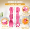 HippoBaby 4pc Silicone Self feeding baby utensils 6-12 months Baby