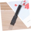 OHPHCALL 6pcs Multi-function Teasing Combs Hairdressing Hair Picks Professional Hair