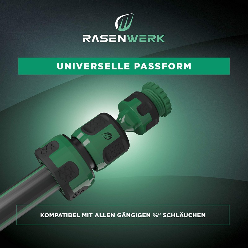 RASENWERK® - Garden hose connectors and couplings.