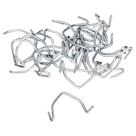 Rocky Mountain Goods Galvanized Steel T-Post Wire Clips - Keeps Fence Wire Taut and Firmly Fastened to a T-Post - Fits Standard Studded T Posts - Easy Half Turn Attachment (100)