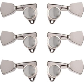 Gotoh Magnum Lock-Trad 3+3 Guitar Tuners with Keystone Knobs, Chrome