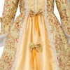 Plus Size Girls Historical Victorian Dress Kids Brithday Prom Ball
