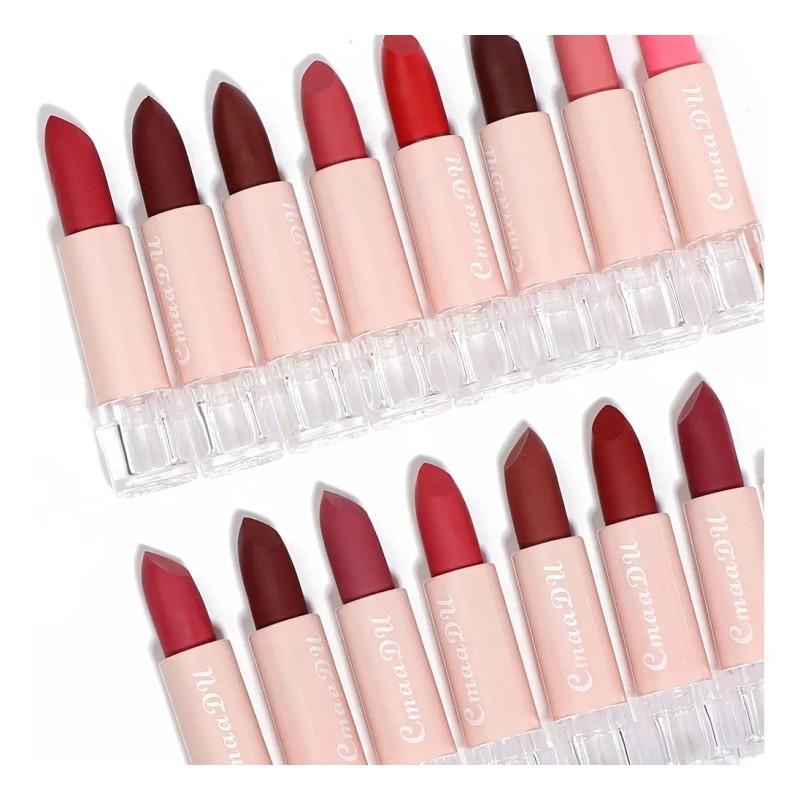 Cmaadu 1 Pieza Labial Mate Hidratante Fácil De Aplicar