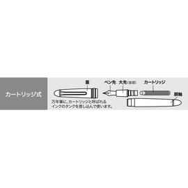 Sailor Stroke-Style Calligraphy Fountain Pen, Bamboo Green, 55° Angle Tip 11-0127-767