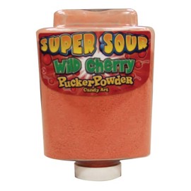 Pucker Powder Super Sour Wild Cherry,Party Favors - Weddings - Receptions - Bridal and Baby Showers - Birthdays - Toppings - Decorations, 9.5oz: - 1 Ct
