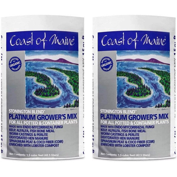 Coast of Maine CMSBO15 Stonington Blend Organic Growers Mix with