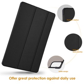 WD&CD Case Compatible with Honor Pad X9a / X9 pro / X9 / X8 pro 11.5'', Ultra Slim Smart Leather Cover with Stand Function Compatible with Honor Pad X9a 11.5" Tablet, Black
