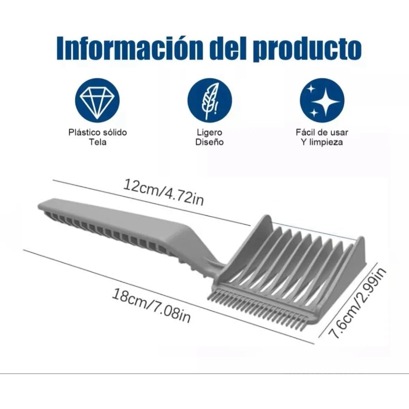 4 Peines Para Cabello, Peine Profesional Para Cortar El Pelo