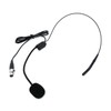 J&P Black Headset Microphone Mic Headworn Microphone fits Shure Wireless