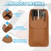 PATIKIL 6 Pack Leather Pocket Protector, MultiPurpose Pen Pocket Protector